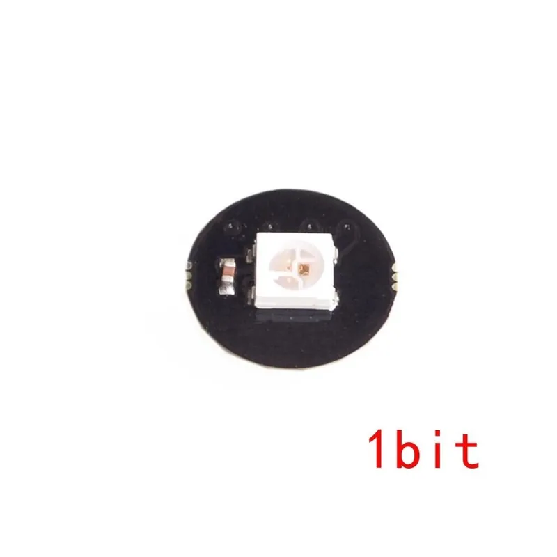 Legnépszerűbb 1 bites kerek - 4 8 12 16 csatornás WS2812 WS2812B WS 2811 5050 RGB LED lámpa panel modul 5V 1bit 4bit 8bit 12bit 16bit 24bit