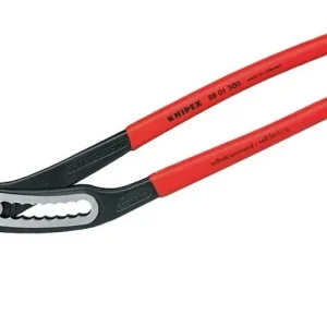 Biztonságos fizetés Vízszivattyú fogó önszorító 61HRC 60mm kulcsnyílás piros 70mm-max. átfogás 300mm Alligator KNIPEX