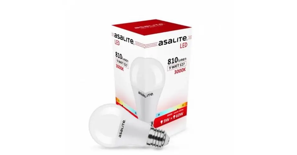 Nézd meg most Ledes izzó 230V E27 9W 3000K 320° Asalite