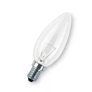 Biztonságos fizetés Gyertya izzó rezgésálló 60W E14 230V 660 lm.