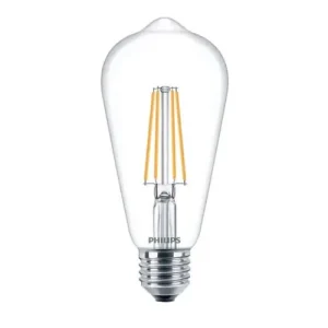 Utolsó esély LED lámpa ST64 5.5W- 40W E27 470lm 827 220-240V AC 15000h 2700K Classic LEDbulb Philips