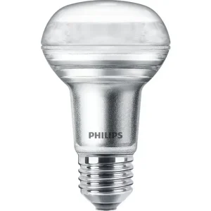 Gyors kiszállítás LED lámpa R63 tükrös 3W- 40W E27 210lm 827 220-240V AC 15000h 36° 400cd CoreProLEDspot Philips