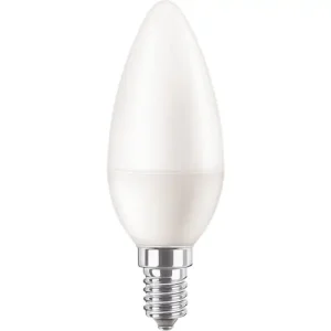 Expressz kézbesítés LED lámpa B38 gyertya 7W- 60W E14 806lm 840 220-240V AC 15000h 4000K CorePro LEDcandle Philips