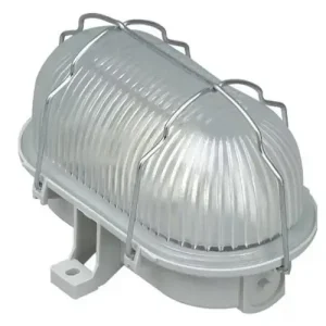 Végkiárusítás Hajólámpa, ovális, fémrácsos 60W ovális Somogyi Elektronic