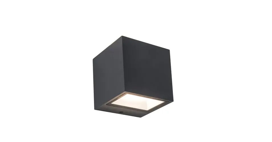 LED homlokzatvilágító fel/le falonkívüli 2x 9W 220-240V AC 850lm 4000K IP54 GEMINI LUTEC Gyors kiszállítás