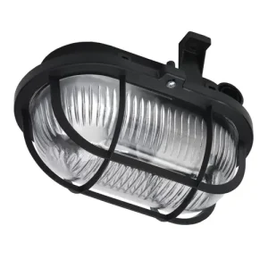 Hajólámpa ovális műanyagrácsos falonkívüli 1x 60W 230V E27 IP44 nem szükséges-előtét ANCO Népszerű