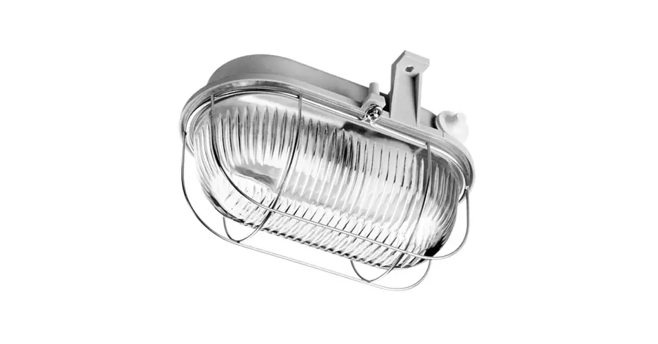 Hajólámpa ovális fémgrácsos falonkívüli 1x 60W 230V E27 IP44 nem szükséges-előtét ANCO Árcsökkenés