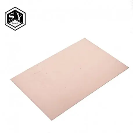 Kedvezményes ár NAGY ITT 1db / tétel Fr4 Pcb egyoldalas rézburkolatú lemez Diy Pcb készlet laminált áramköri lap 10x15cm