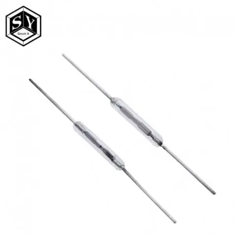 Prémium 10db N / O Reed kapcsoló mágneses kapcsoló 2 * 14mm normálisan nyitott mágneses indukciós kapcsoló Arduino számára
