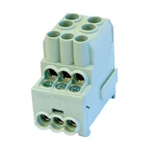 Elosztóblokk 100A 2x25mm2 6x10mm2 szürke csavaros 6csatl./10mm2 2csatl./25mm2 UVB100-L LEIPOLD Akciós ár