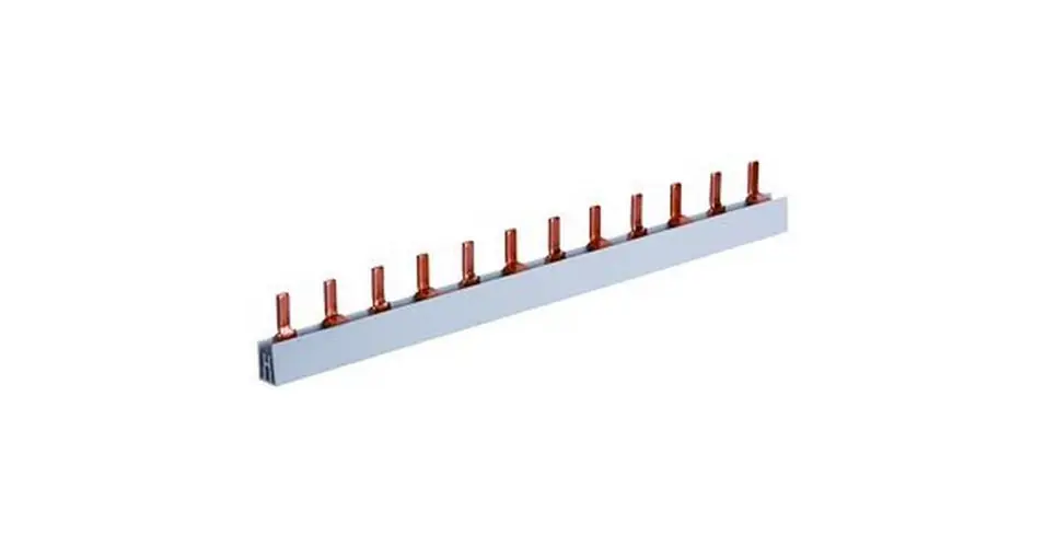 Sorolósín 1F+N csapos 2F 100A 10mm2 1000mmx szigetelt N-sínes 56-készülék S-2L-1000/10 Pollmann Azonnal elérhető