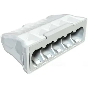 Vezetékösszekötő 5-pólus 0.5-2.5mm2 24A 450V világosszürke 61 525 LGR OBO-BETTERMANN Azonnali szállítás