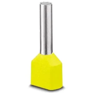 Legjobb ár Érvéghüvely szigetelt iker 2x 6mm2 14mm sárga TRACON