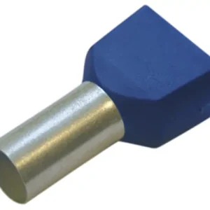Biztonságos fizetés Érvéghüvely szigetelt iker 2x 2.5mm2 13mm kék TRACON