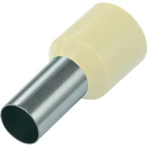 Azonnal elérhető Érvéghüvely szigetelt normál 10mm2 22mm elefántcsont H10,0/22 EB Weidmüller