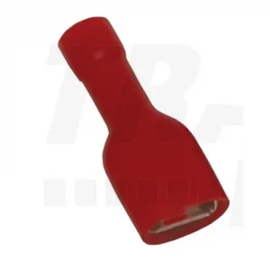 Ajánlat Csúszósaru 19,6mm hüvely teljesen szigetelt 17.5A piros lapos 4,8x0,8 mm réz 0,75-1,5mm2 TRACON