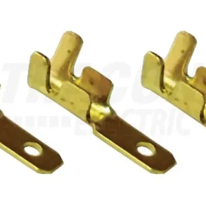 Csúszósaru 13,3mm dugó szigeteletlen 13.5A lapos 2.8x0.5mm réz 0,5-1mm2 TRACON Azonnal elérhető
