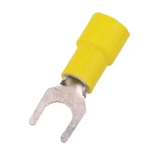 Villás saru kúpos kábelbemenet 4-6mm2 6M/csavar villás-alakú PVC sárga réz LIS 6M6 V Weidmüller Újdonság
