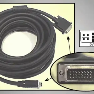 DVI dugó-DVI dugó D-link 24p+4+1p. 10m video kábel Vásárlói kedvenc