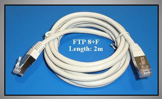 Expressz kézbesítés CAT5E FTP patch kábel 2m 8p+F (árnyékolt) CCA