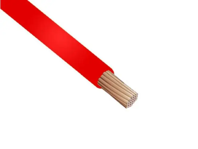 MCSK 0.5mm2 piros 1 eres kábel, sodrott érrel Biztonságos vásárlás