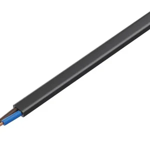 Ajánlat 300/300V (H03VV-H2-F) 2 eres fekete kábel 2x0,5mm2