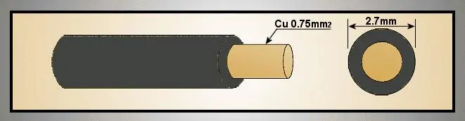 Akció MCU 0.75mm fekete 1 eres kábel, tömör érrel