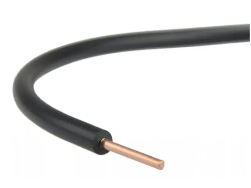 Kedvezményes ár MCU H05V-U 1x1mm2 300/500V fekete 1 eres kábel, tömör érrel