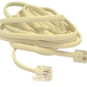 Telefon kábel 7m fehér 6/4 dugó -> 6/4 dugó (6P4C) Ne maradj le