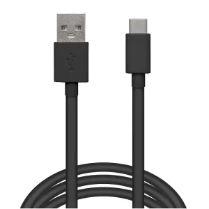 USB2.0-A - USB-C (Type-C) adat- töltőkábel 2.0m, fekete Legjobb ár