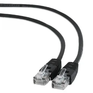 CAT5E UTP patch kábel 1.5m 8p. CCA (fekete) Ingyenes szállítás