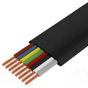 Biztonságos vásárlás Telefon kábel 100m lapos, 8 eres, fekete, CCA
