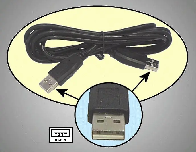 USB2-A dugó USB2-A dugó, kábel 3m Expressz kézbesítés