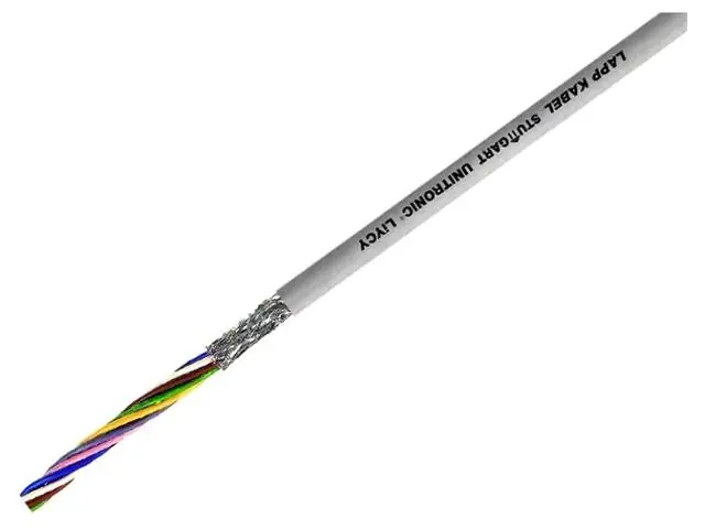 10 eres árnyékolt vezérlő kábel, CU. 10x0,14mm, UNITRONIC® LiYCY Kiárusítás