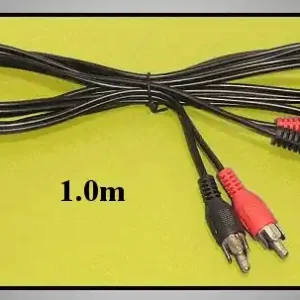 2x RCA dugó-> 2x RCA aljzat 1.0m audio kábel Akciós ár