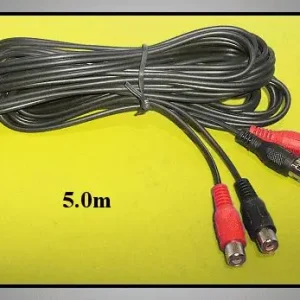 Vedd meg online 2x RCA dugó-> 2x RCA aljzat 5.0m audio kábel