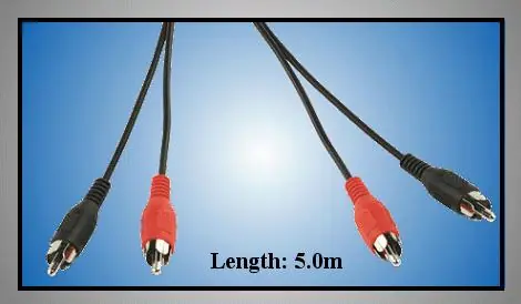2x RCA dugó -> 2x RCA dugó 5m audio kábel Vedd meg most