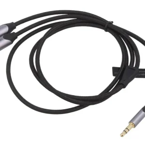 3.5mm Jack sztereo dugó -> 2x RCA dugó 3m, Prémium audio kábel Árcsökkenés