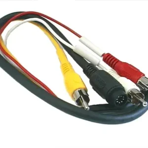 8p MOVIE dugó->3x RCA dugó audio kábel Szuper akció