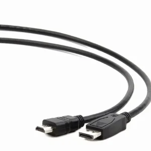 Árengedmény Gembird DISPLAYPORT 1.1 dugó - HDMI dugó 4k 1,8m (CC-DP-HDMI-1.8m) video kábel