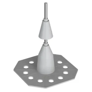 Tetőátvezetés Rd8-10-16 PVC tömítőhüvellyel 150x150mm VI J.PRÖPSTER Újdonság