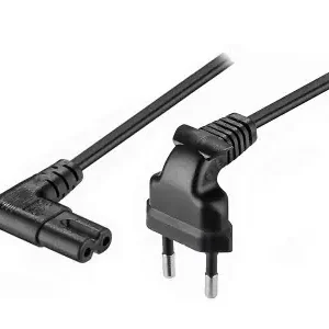 Ajánlat Hálózati kábel LED TV-hez 0.75m, 2x0,75mm2 (fekete)