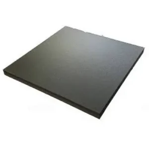 Villámvédelmi szigetelő talplemez PP PE 400x400mm 120kV kezeletlen műanyag VI J.PRÖPSTER Szuper akció