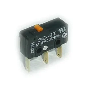 Azonnal elérhető Mikrokapcsoló 5A 125Vac, 3A 250Vac ON-(ON) ( MOM ) 3p. 20x10x6.4mm (sarus)