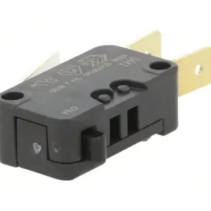 Azonnali szállítás Mikrokapcsoló 10A 250Vac ON-(ON)(MOM) 3p. 27.8x16x10,3mm,D449-V3AA (gyengébb nyomóerővel kapcsol)