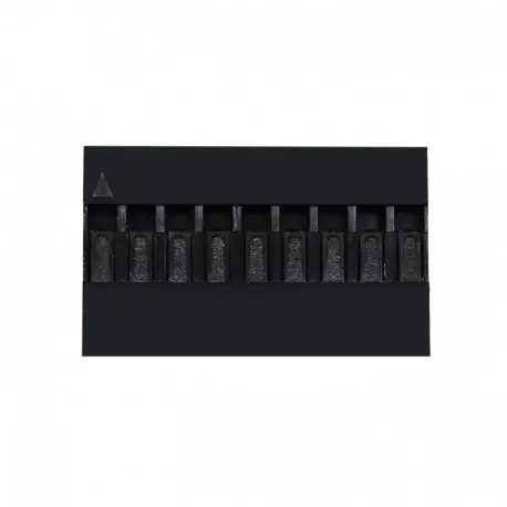 9P - 1/2/3/4/5/6/7/8/9 / 10P Dupont jumper huzalkábel házának hüvelycsatlakozójához 2,54 mm-es lépés 100db Ajánlat