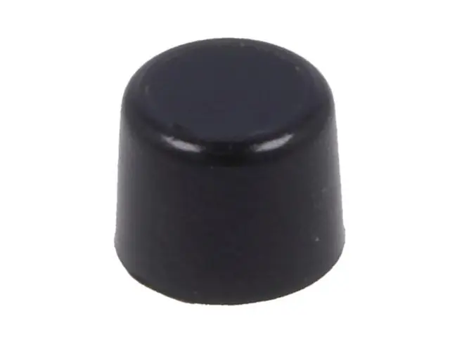 Nyomógomb kupak, 5,08x3,9mm FEKETE a C&K 8020 és 8060-as szériákhoz Kedvezményes ár