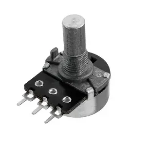 Ajánlat Potméter 10k logaritmikus, mono 100mW tengely 10mm, PCB