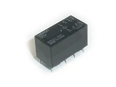 Relé 2x 24VDC 1A 24VDC G5V-2-H1 24V Akció