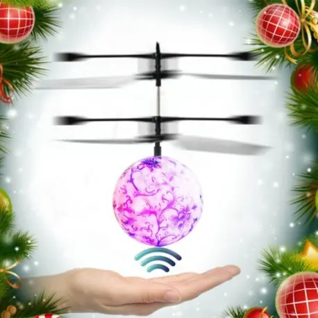 Vedd meg online Mini Gyermek repülő RC golyó Villogó LED helikopter infravörös indukciós játék